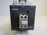 Telemecanique Contactor 3 Pole 240 VAC 160A 600VAC 8in x 7in x 5.5in LC1D11500 -- Used