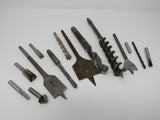 Professional 14 Assorted Drill & Router Bits Vintage -- Used