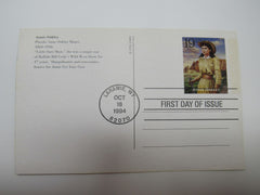 USPS Scott UX181 19c Annie Oakley First Day of Issue Postal Card -- New