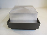 Hubbell HID Square Canopy Light Fixture 70W 13in x 13in x 12in DCP-SD70S8 Metal -- Used
