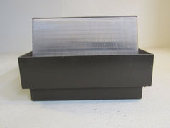 Hubbell HID Square Canopy Light Fixture 70W 13in x 13in x 12in DCP-SD70S8 Metal -- Used