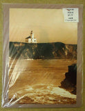 Collectible Cards/Prints Lot of 4 10-in x 7-in Early 20th Century America Light Houses -- New
