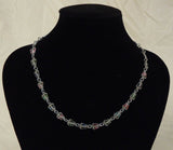 Designer Fashion Butterfly Abalone Necklace Adjuster Chain 14-16in -- New