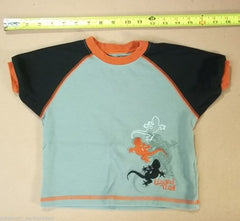 Pekkle Boys 4-Piece Pajama Set Size 2T-3T Toddler Lizards Multicolor -- Used