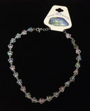 Designer Fashion Butterfly Abalone Necklace Adjuster Chain 14-16in -- New