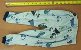 Pekkle Boys 4-Piece Pajama Set Size 2T-3T Toddler Skateboarding Multicolor -- Used