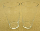 Pair of Beer Glasses (3 in. D. x 6 in. H.)