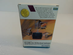 Linksys Reversible Bi Directional AutoSwitch Black 2 To 1 DCASR12 Vintage -- Used