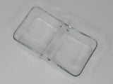 Unbranded/Generic Pickle Tray Dish 8in L x 5in W x 3in H Clear Vintage Glass -- Used