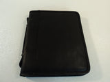 Unbranded/Generic Personal Business Organizer Pens Notes Black Faux Leather -- Used