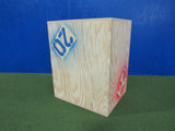 Garage Gym Plyometric Box 30in x 24in x 20in 3 in 1 Natural 3/4in Plywood -- New