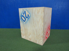 Garage Gym Plyometric Box 30in x 24in x 20in 3 in 1 Natural 3/4in Plywood -- New
