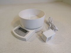 Kilotech Food Scale Off White Capacity 2-kg or 4-lb 8-oz XE2000 -- Used