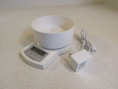 Kilotech Food Scale Off White Capacity 2-kg or 4-lb 8-oz XE2000 -- Used