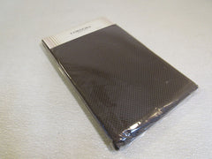 Cordoba Tablecloth Oblong 52-in x 70-in Brown Woven Checkered Pattern 57281 -- New