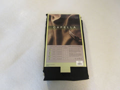 Capella Tablecloth 60-in x 102-in Black Woven Pattern Seats 8-10 53814409 -- New