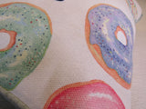 Lacourte I Donut Care Throw Pillow Sage/Multicolored Donut Scented 119737 -- Used