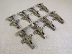 Salice Soft Close Frameless Cabinet Hinges Lot of 8 Silver SAC2RBA66 -- Used