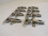 Salice Soft Close Frameless Cabinet Hinges Lot of 8 Silver SAC2RBA66 -- Used