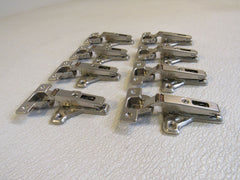 Salice Soft Close Frameless Cabinet Hinges Lot of 8 Silver SAC2RBA66 -- Used