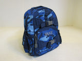 Pottery Barn Kids JAKE Backpack Blue Blue Camo Design 12T-78801 -- Used