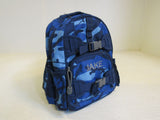 Pottery Barn Kids JAKE Backpack Blue Blue Camo Design 12T-78801 -- Used