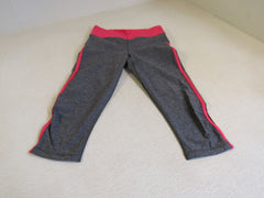 Lululemon Leggings Leggings Gray/Coral/Black Size 6 Female Adult Size 6 Solid -- Used