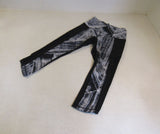 Lululemon Athletic Leggings Black/White Size 6 Female Adult Size 6 Geometric -- Used