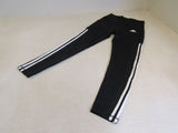 Adidas Athletic Leggings Black/White Stripes Size S Female Adult Size S Solid -- Used
