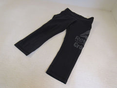 Reebok Athletic Leggings Black Size S Female Adult Size S Solid -- Used