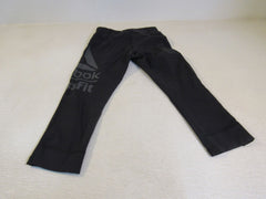 Reebok Athletic Leggings Black Size S Female Adult Size S Solid -- Used