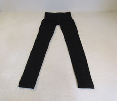 French Laundry Athletic Leggings Black Female Adult Size S/M Solid -- Used