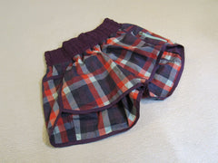 Lululemon Athletic Shorts Female Adult Size 6 Multi-Color Plaids & Checks -- Used
