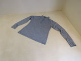 ideology Quarter Zip Top Jacket Pullover Slate Blue Female Adult Size M -- Used