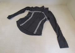 Lululemon Full Zip Sweatshirt Dark Gray Female Adult Size 8 -- Used
