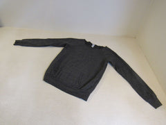 Alternative Earth Sweatshirt Dark Gray Female Adult Size M Solid -- Used