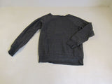 Alternative Earth Sweatshirt Dark Gray Female Adult Size M Solid -- Used