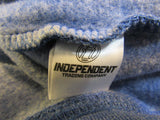 Independent Trading Co Barbell Voodoo Hoodie Female Adult Size S Blues Solid -- Used