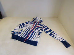 The North Face Thatch Hooded Full Zip Hoodie Jacket Female Adult Size S Striped -- Used