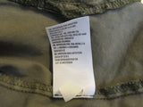 American Eagle Hooded Jacket Army Green Full Zip Female Adult Size M Solid -- Used