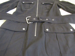 Michael Kors Dress Black Zip Up Female Adult Size S Solid -- Used