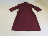 Michael Kors Dress Maroon Zip Up Female Adult Size S Solid -- Used