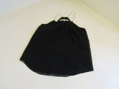 Rachel Roy Sleeveless Casual Blouse Black Size S Female Adult -- Used