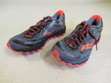 Saucony Gray/Neon Orange 4-mm Off Set Pwr Trac Bottom Female Adult Size 9 -- Used