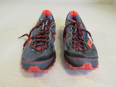 Saucony Gray/Neon Orange 4-mm Off Set Pwr Trac Bottom Female Adult Size 9 -- Used