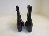Franco Sarto Mercury Boots Wedge Black 3-3/4-in Heel Female Adult Size 8 Solid -- Used