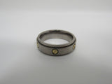 REVV Fashion Ring Silver/Gold TI 14K Male Adult Size 11 -- Used