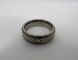 REVV Fashion Ring Silver/Gold TI 14K Male Adult Size 11 -- Used