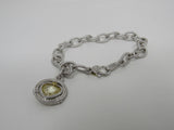 Judith Ripka Collection 18K Bracelet Silver/Yellow Female Adult -- Used