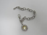 Judith Ripka Collection 18K Bracelet Silver/Yellow Female Adult -- Used